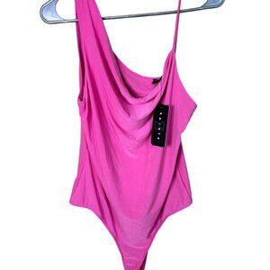21 Saints Women's Top Bodysuit Sleeveless Hot Pink Size XL NWT